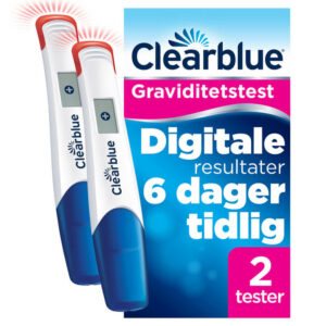 Clearblue Digital Ultratidlig Graviditetstest - 2 stk.