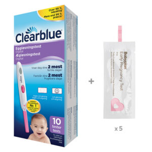 Mixpack Clearblue Eggløsningstest + Baby Plan Test tidlig