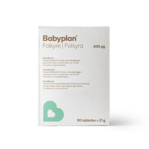 Babyplan folsyre 90 tabletter