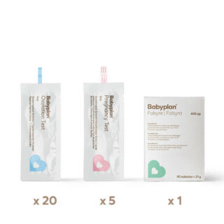 Babyplan sett strimmel 3 mdr