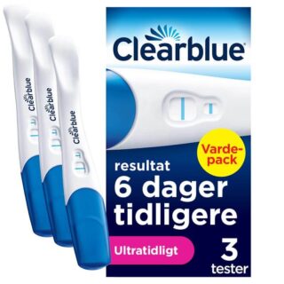 Clearblue Graviditetstest Ultratidlig - 3 stk